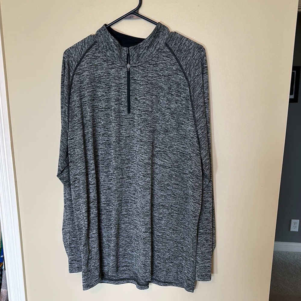 Heathered Gray Quarter-Zip Pullover